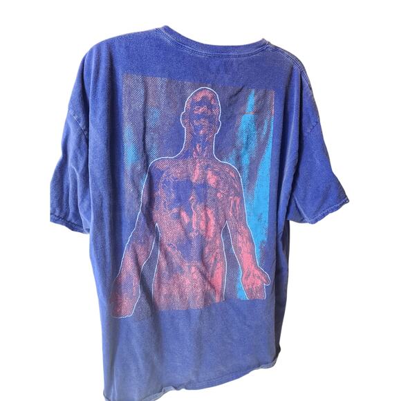 Nirvana Band T Shirt Mens 2XL Sliver Graphic Tee Grunge Distressed Vintage Style - Picture 5 of 16